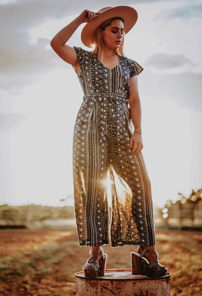 Aztec jumpsuit hot sale